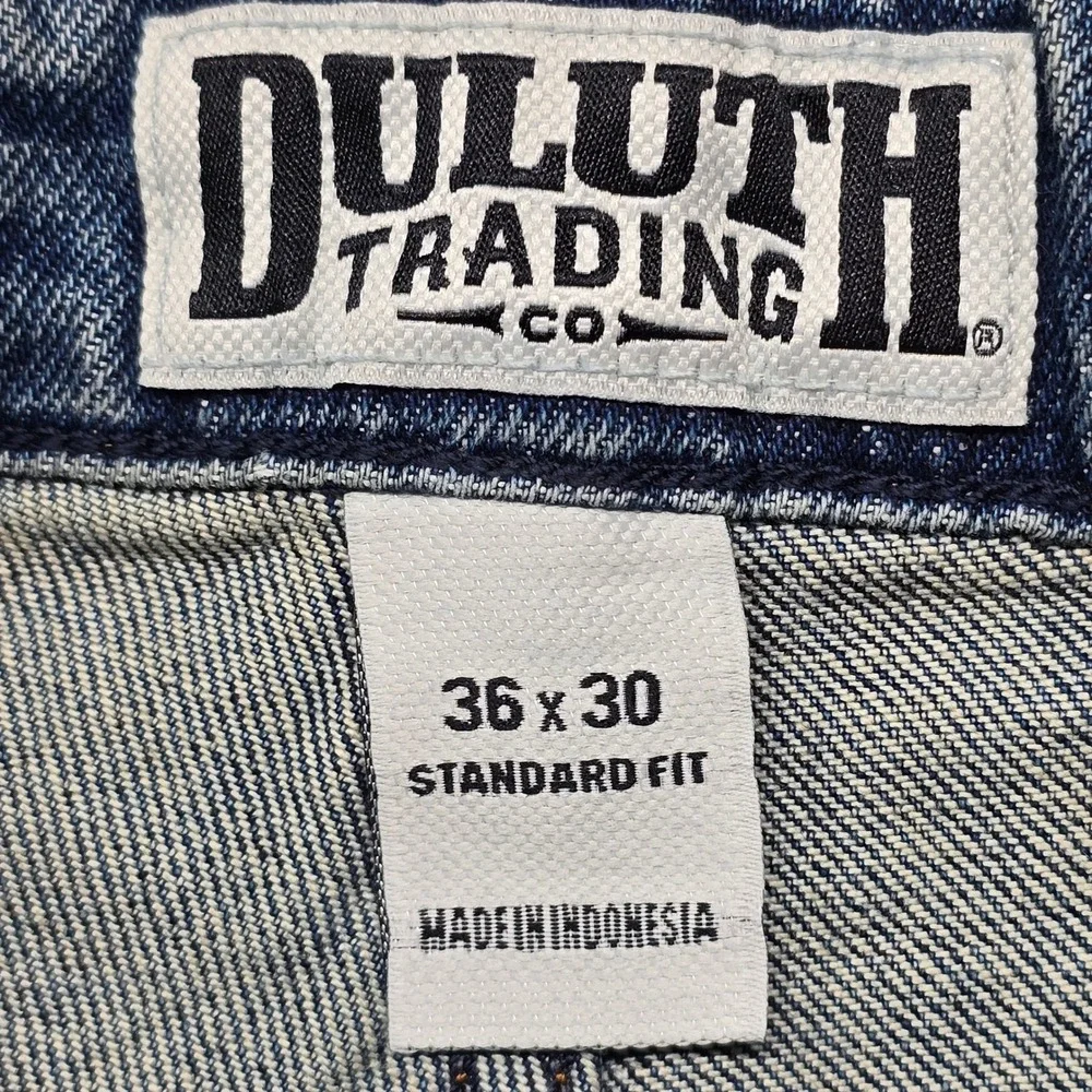 Duluth Trading Flex Ballroom Standard Fit Jeans Mens 36x30 Blue 54302 NWT - Picture 3 of 14